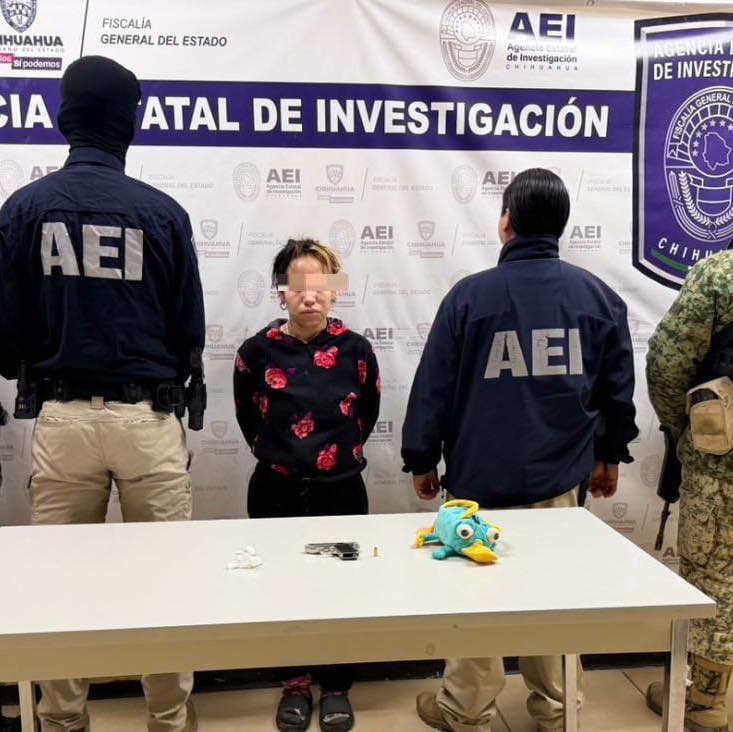 Detienen a mujer con drogas y arma de fuego, el reporte fue por ...