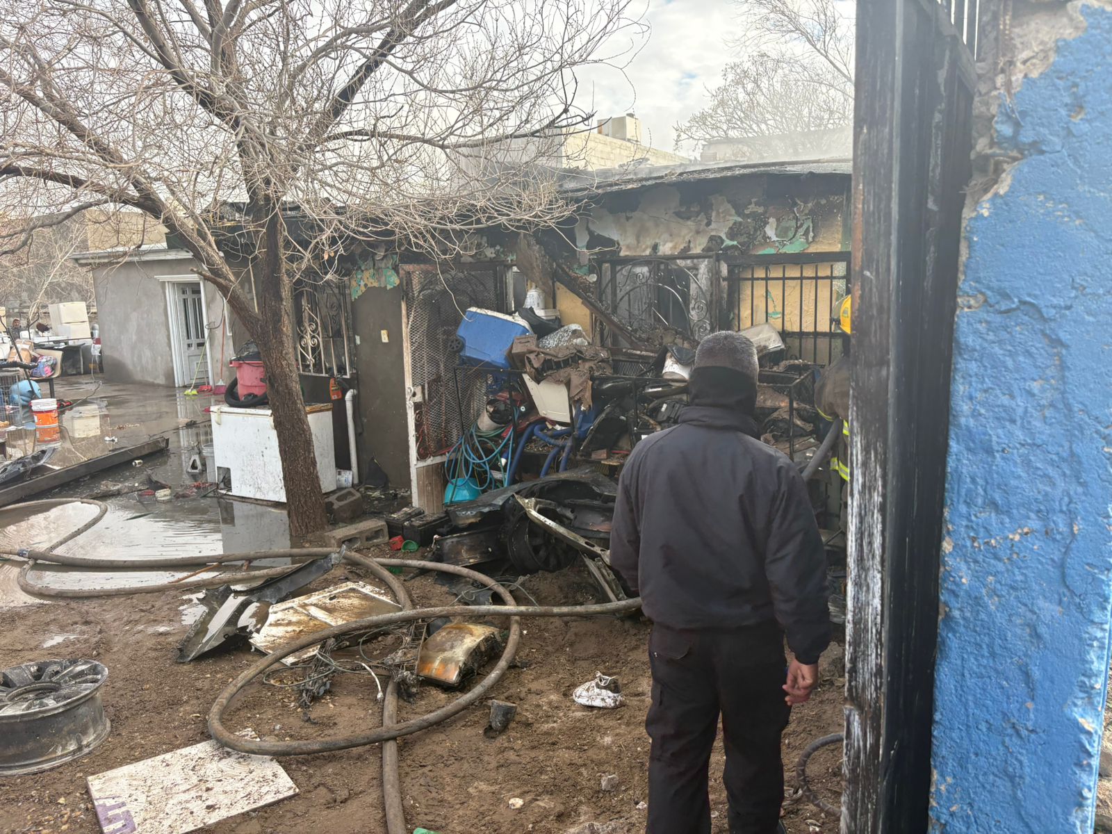 Se incendia vivienda en la colonia Héroes de la Revolución - Juárez Digital