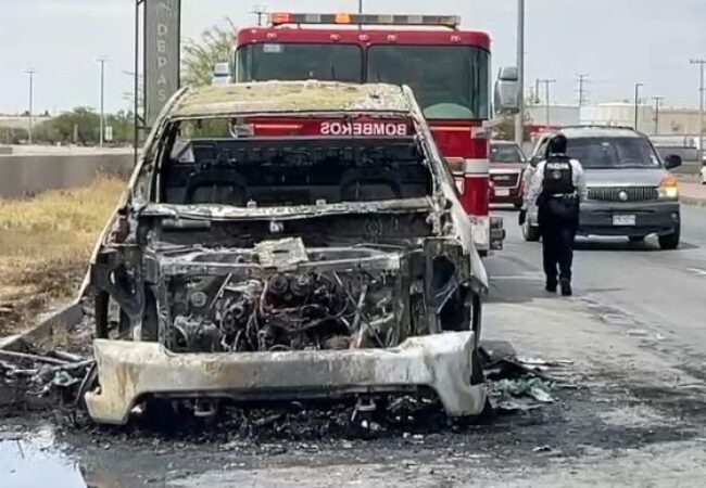 incendio camioneta