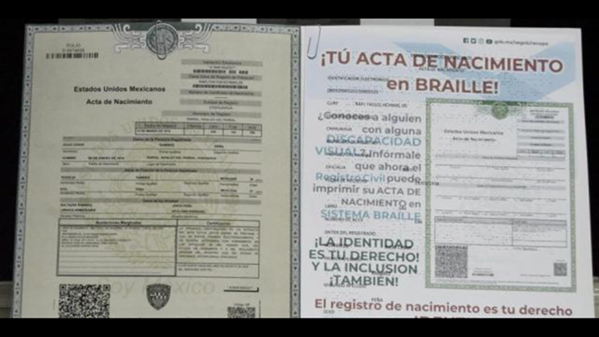 Actas en Braille
