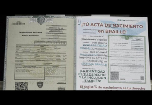 Actas en Braille