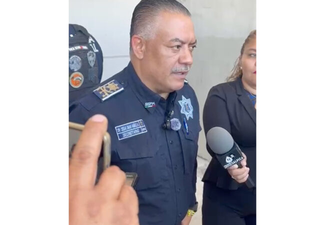 secretario de seguridad pública habla sobre el ataque en la Valentín Fuentes